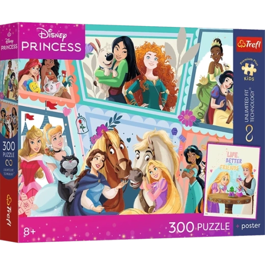 300 pezzi con motivo delle principesse Disney