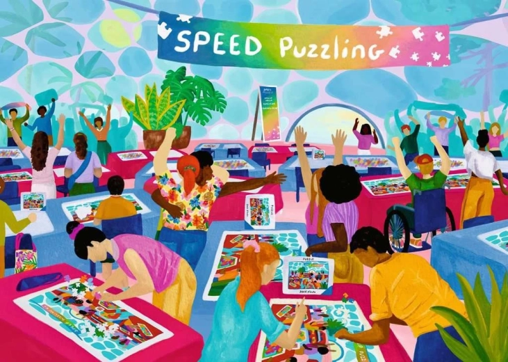 Puzzle Ravensburger per la composizione veloce da 1000 pezzi