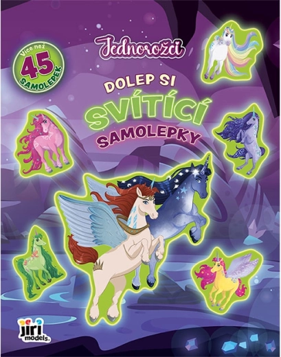 Attacca gli adesivi luminosi – Unicorni