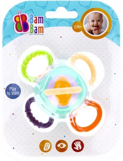 Pallina educativa Bam Bam con sonaglio