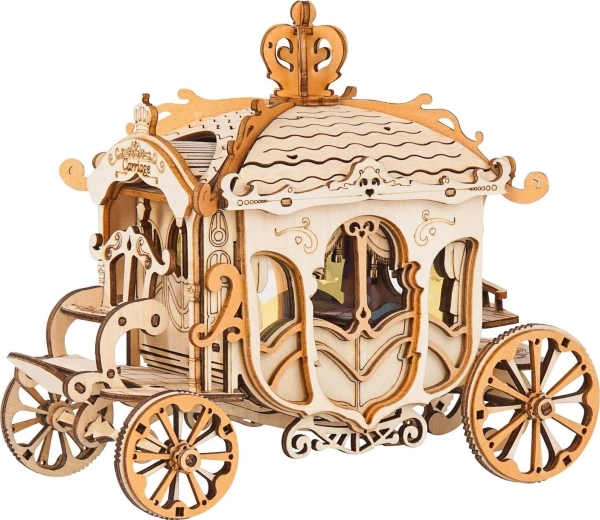 Rolife puzzle 3D in legno carrozza classica – 92 pezzi