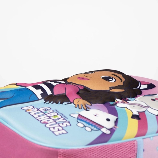 Design Gabby’s Dollhouse e chiusura sicura con zip