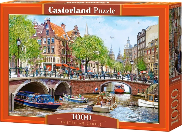 Puzzle Castorland Canali di Amsterdam da 1000 pezzi