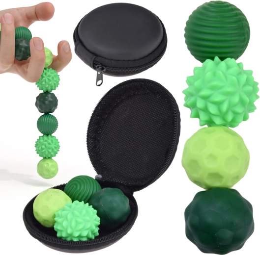 Palline fidget magnetiche antistress sensoriali con custodia