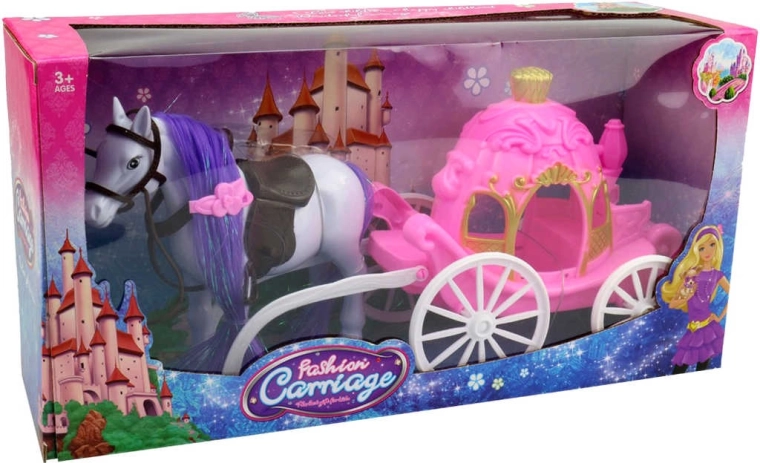 Carrozza fiabesca su ruote