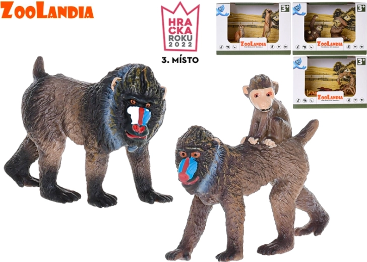 Set di figurine animali con cucciolo Zoolandia - 1 pezzo