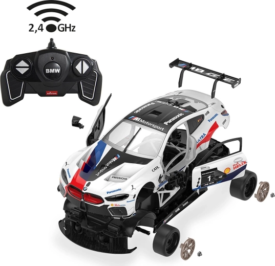 Jamara BMW M8 GTE modello RC da costruire 1:18 2,4 GHz bianco