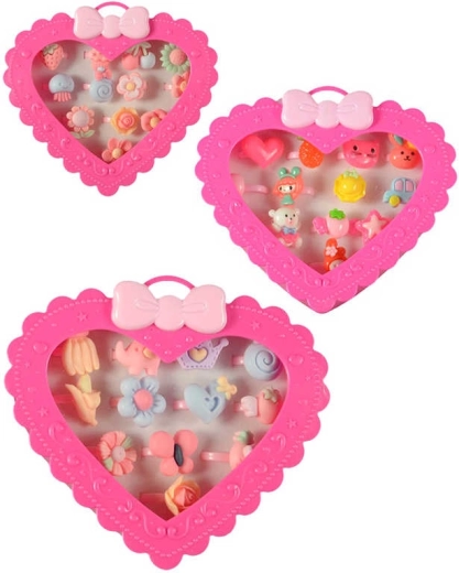 Anello in plastica per bambini con motivo - 1 pezzo