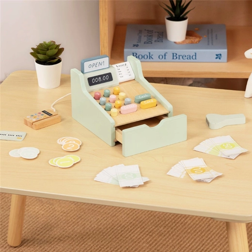 Cassetto estraibile e pulsanti colorati