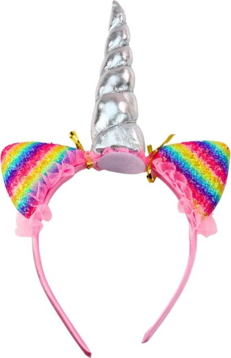 Incantevole cerchietto con corno