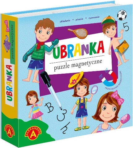 Puzzle magnetici – vestitini per bambini