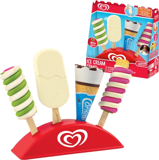 Set di gelati Algida Casdon con espositore (Twister, Cornetto e Magnum)