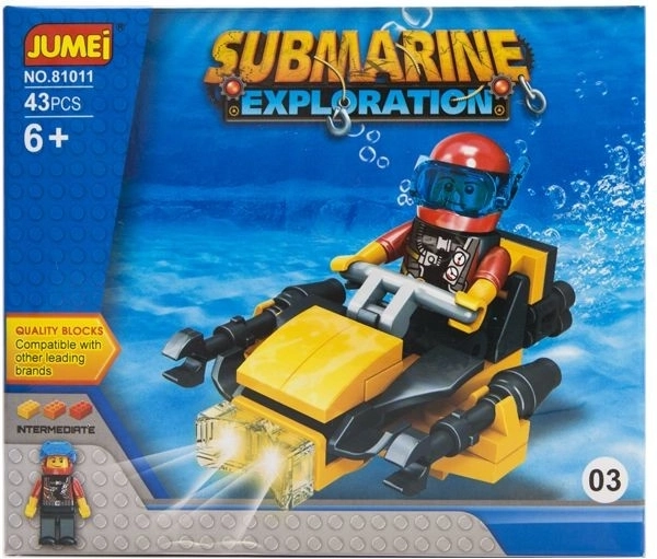 Costruzioni Jumei spedizione sottomarina 43 pezzi (Submarine Exploration)
