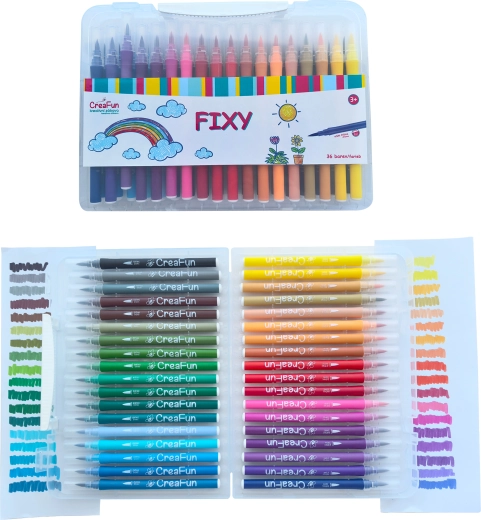 Pennarelli Fixy 36 colori CreaFun