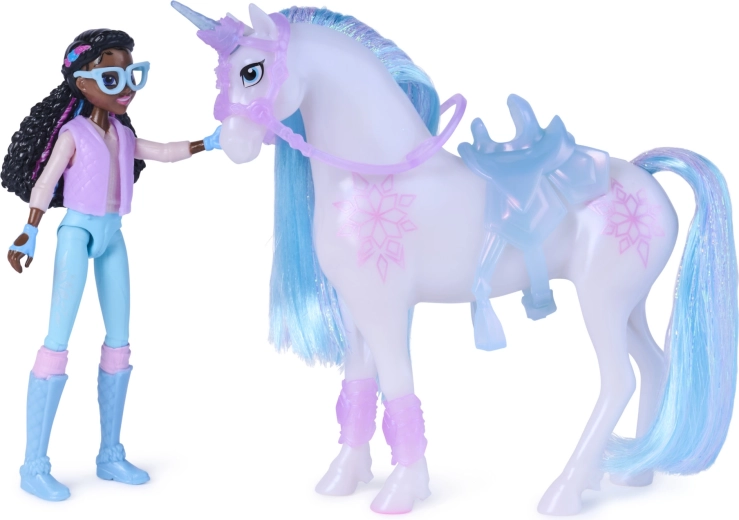 Personaggio snodabile e cavalcata sull’unicorno