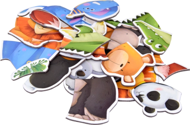 41 pezzi magnetici di animaletti