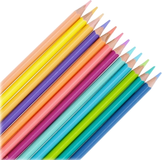 Colori pastello e copertura precisa