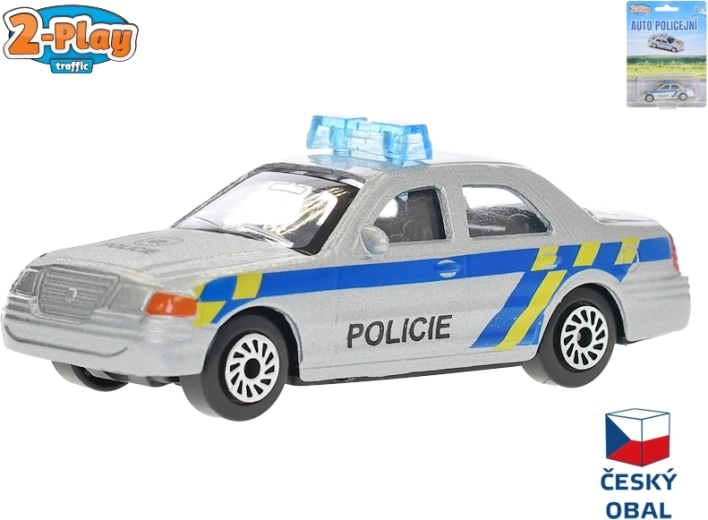 Modello in metallo dell’auto della polizia 8 cm – Auto della polizia