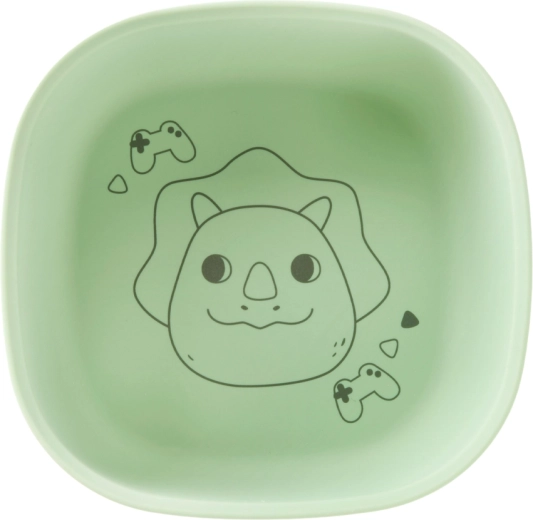 Skip Hop Ciotola in silicone Besties Squad verde 2+