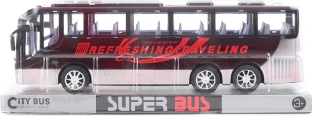 Autobus nero a frizione