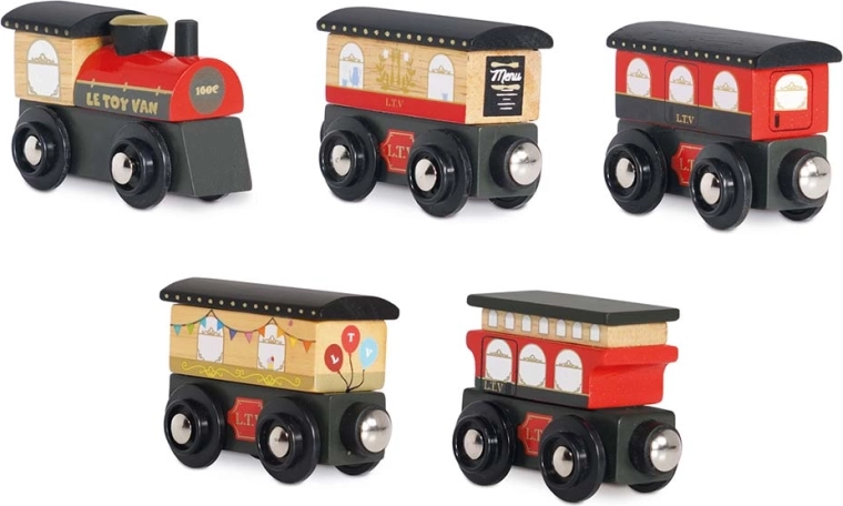 Le Toy Van trenino in legno Royal Express con vagoni