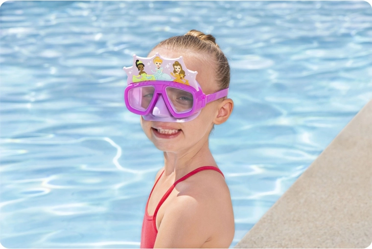 Ampio campo visivo e visione chiara sott’acqua