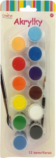 CreaFun colori acrilici – set di 12 colori