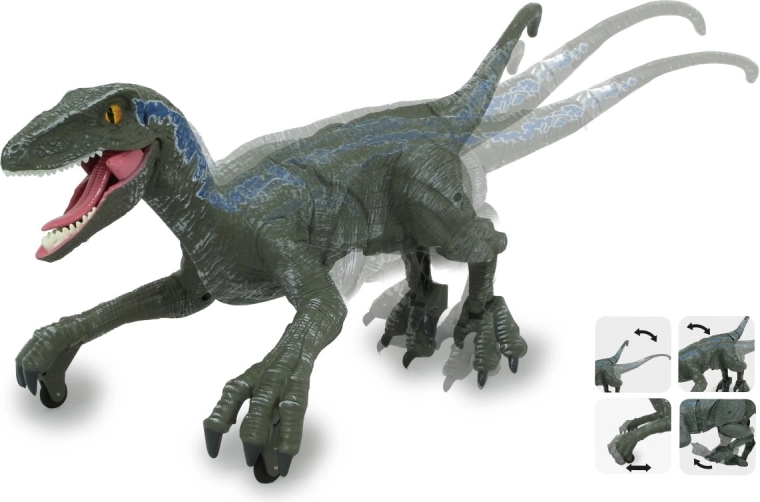 Movimento realistico del velociraptor