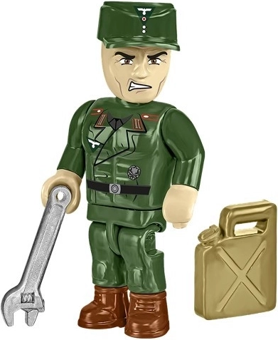 Minifigure di artigliere con accessori