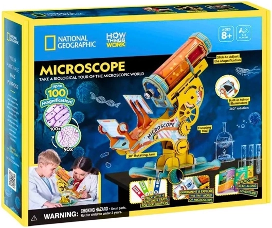 CubicFun National Geographic puzzle 3D microscopio