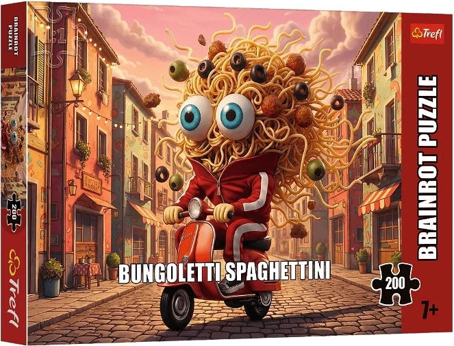 Trefl Puzzle BrainRots bungoletti spaghettini 200 pezzi