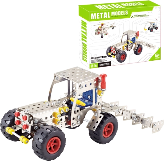 Set di costruzione in metallo trattore 226 pz