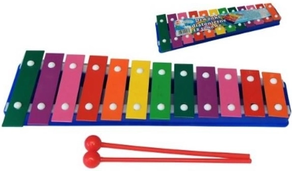 Xilofono (cimbalini) colorato per bambini a 12 note