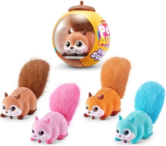 Scoiattolo di peluche interattivo ZURU Pets Alive Scurry’n Squirrel - 1 pezzo