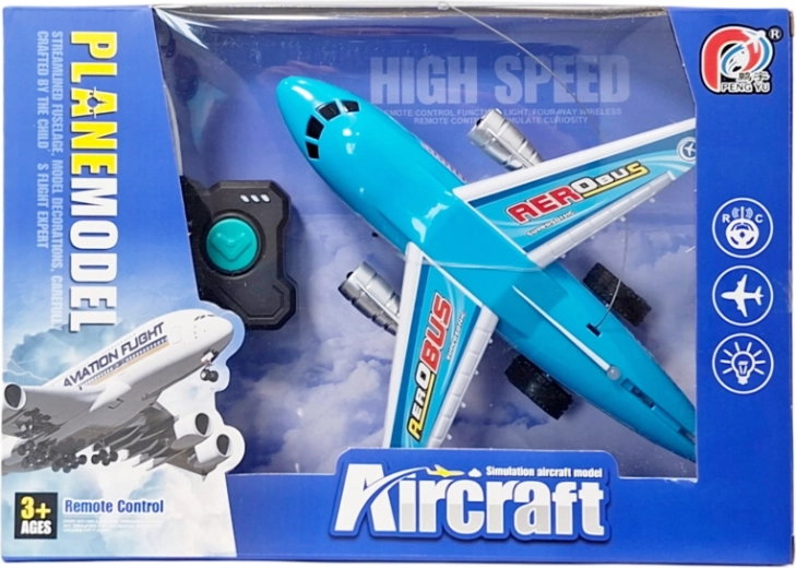 Aereo radiocomandato per bambini con effetti luminosi