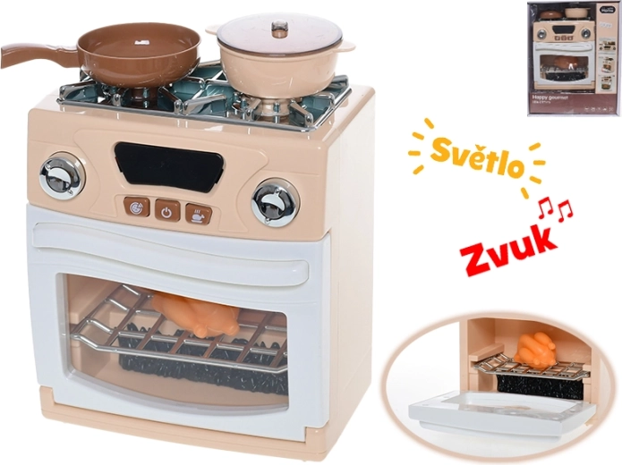 Cucina giocattolo con forno, luci, suoni e accessori