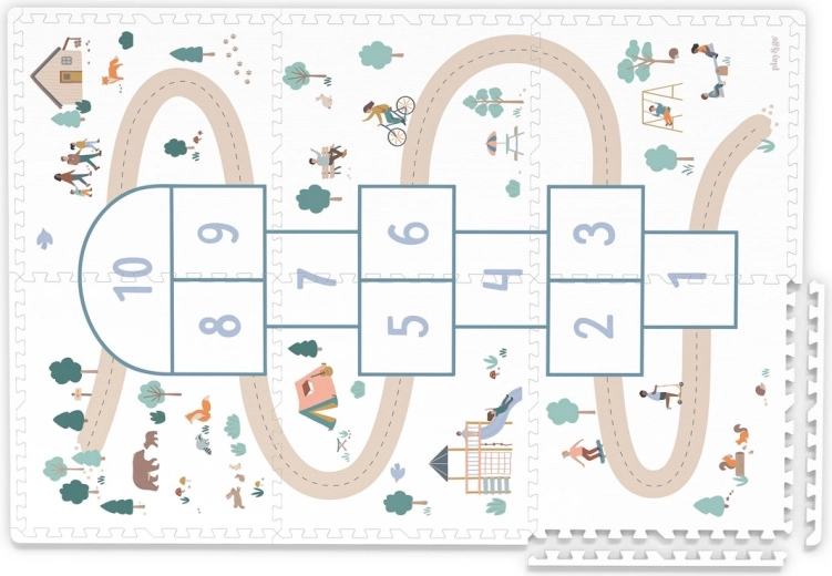 Design hopscotch e realizzazione double face