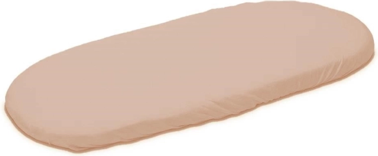 Lenzuolo in jersey beige per carrozzina New Baby 35 × 75 cm