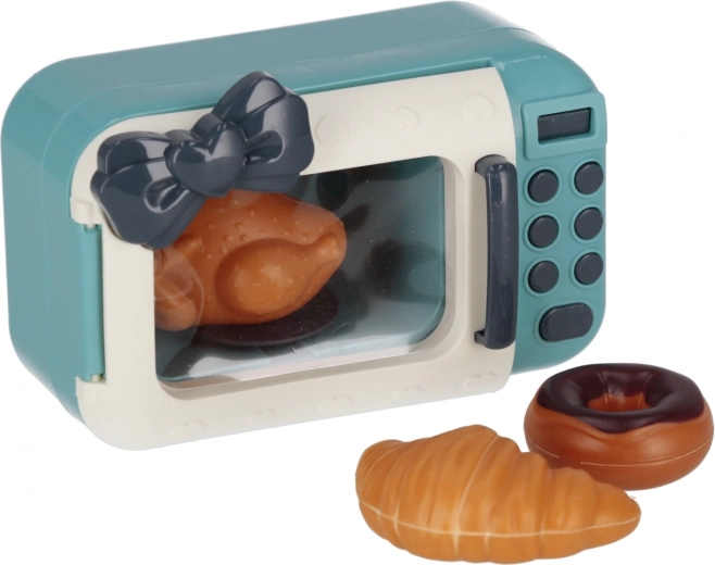 Microonde con prelibatezze per la cucina dei bambini