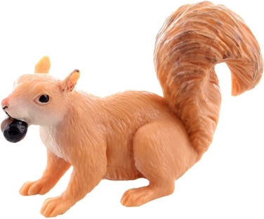 Figurina di scoiattolo in plastica 7 cm