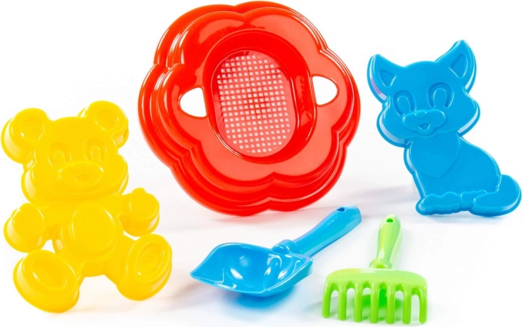 Paletta e rastrello per costruzioni creative