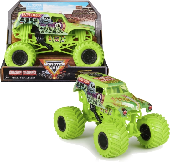 Monster Jam Grave Digger monster truck in scala 1:24