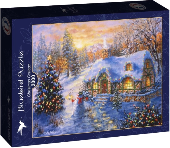 Puzzle Bluebird casetta di Natale 2000 pezzi