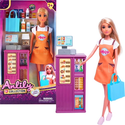 Bambola con chiosco del gelato