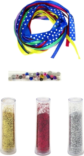 Materiali colorati per decorare
