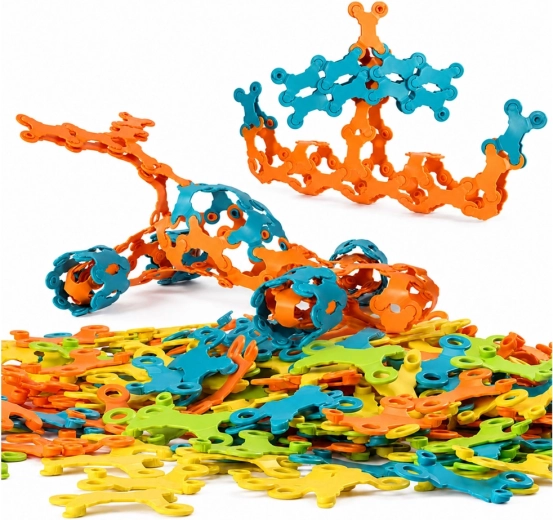 138 pezzi colorati per costruzioni infinite