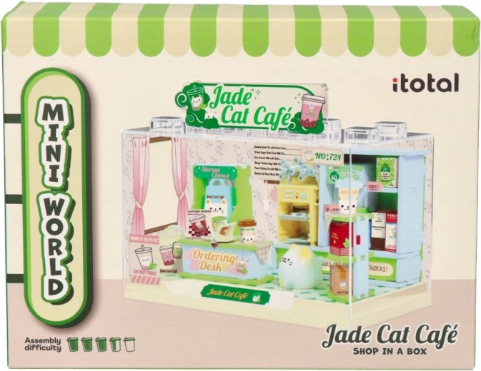 i-Total mini mondo fai-da-te della caffetteria dei gatti
