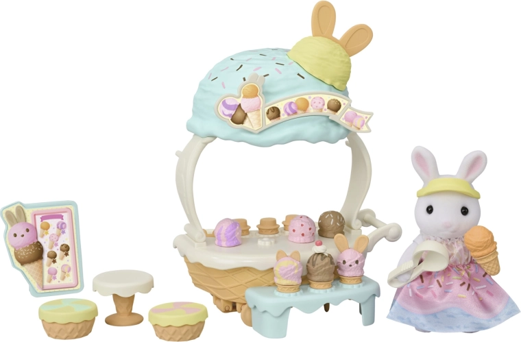 Sylvanian Families chiosco del gelato con personaggio