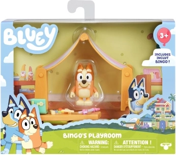 Mini stanza dei giochi Bluey con personaggio Bingo