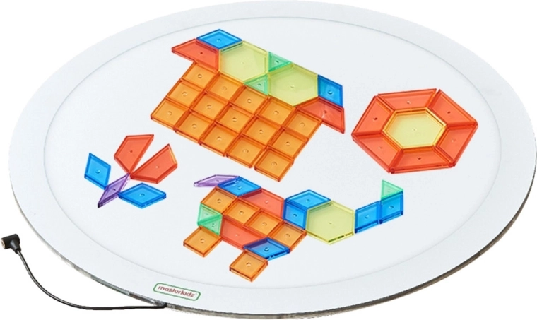 Ampia superficie circolare per lavoro individuale e di gruppo